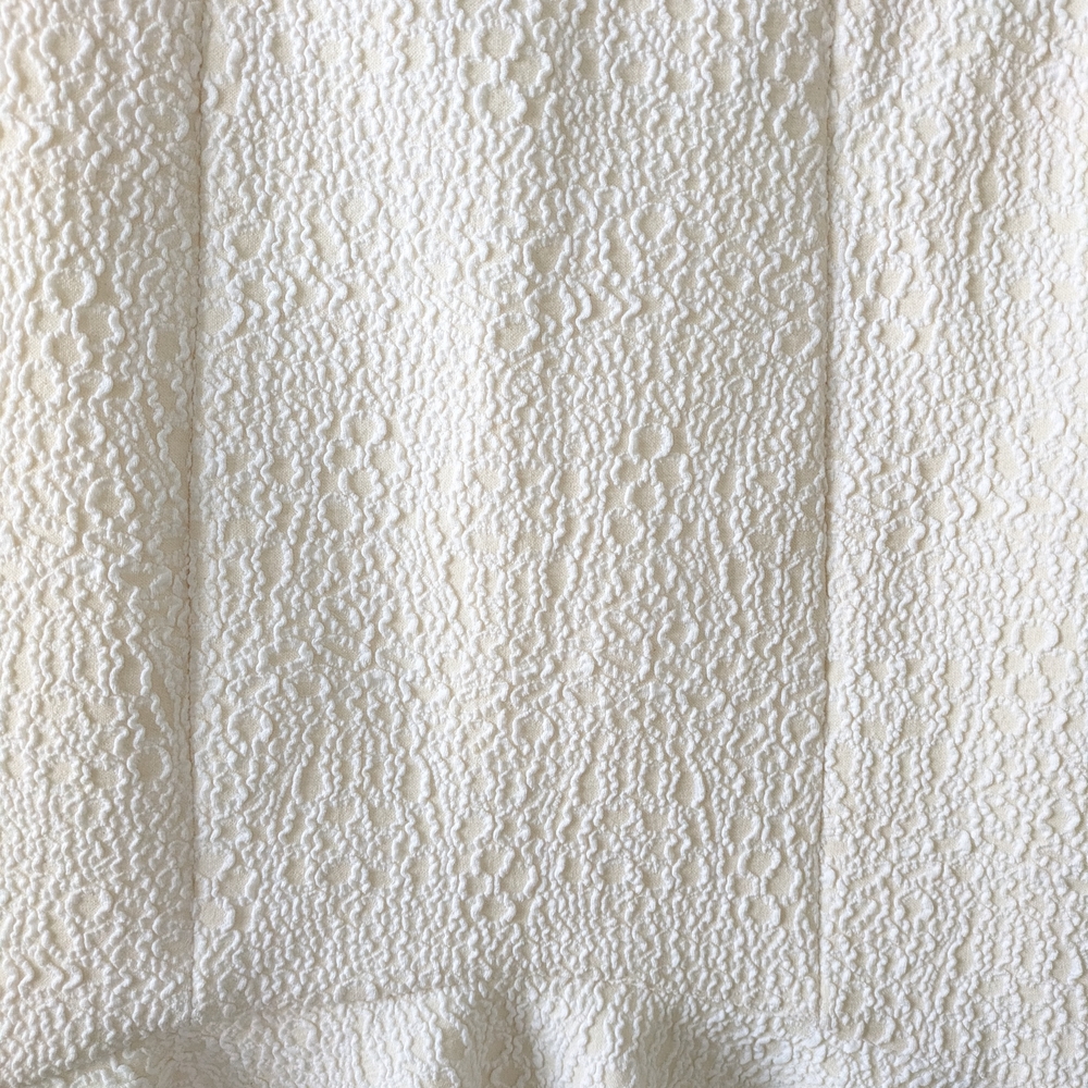 Tibi Asymmetrical White Textured Skirt - Picture 2 of 9